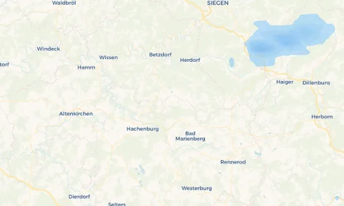 Regenradar Vorschaubild - Aktuelle Niederschläge in Neunkhausen und Umgebung