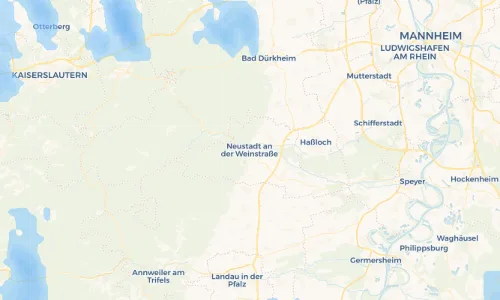 Regenradar Vorschaubild - Aktuelle Niederschläge in Neustadt an der Weinstraße und Umgebung