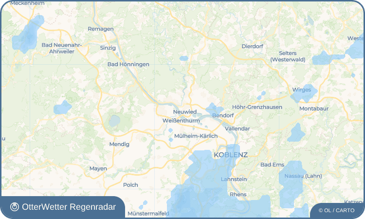 OtterWetter Regenradar-Widget Neuwied