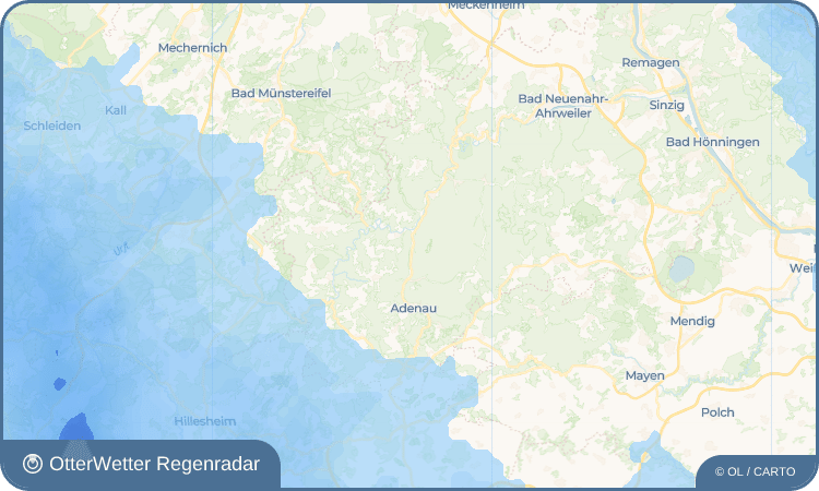 Widget-Vorschau für Niederadenau Wetter-Widget-Vorschau mit Vorhersagedaten für Niederadenau