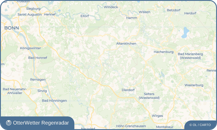 OtterWetter Regenradar-Widget Niederähren