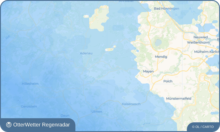 OtterWetter Regenradar-Widget Niederbaar