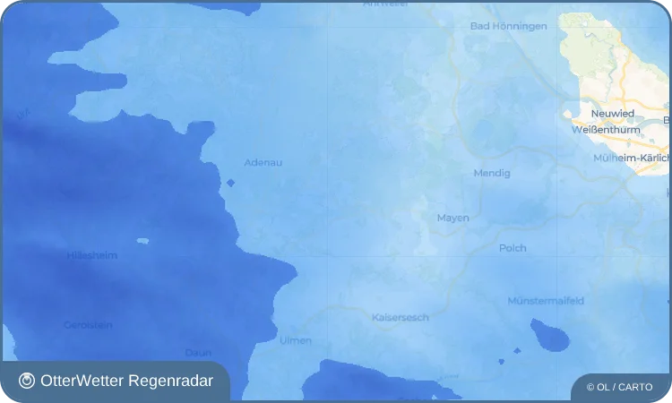 Widget-Vorschau für Niederbaar Wetter-Widget-Vorschau mit Vorhersagedaten für Niederbaar