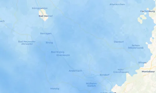 Regenradar Vorschaubild - Aktuelle Niederschläge in Niederbreitbach und Umgebung