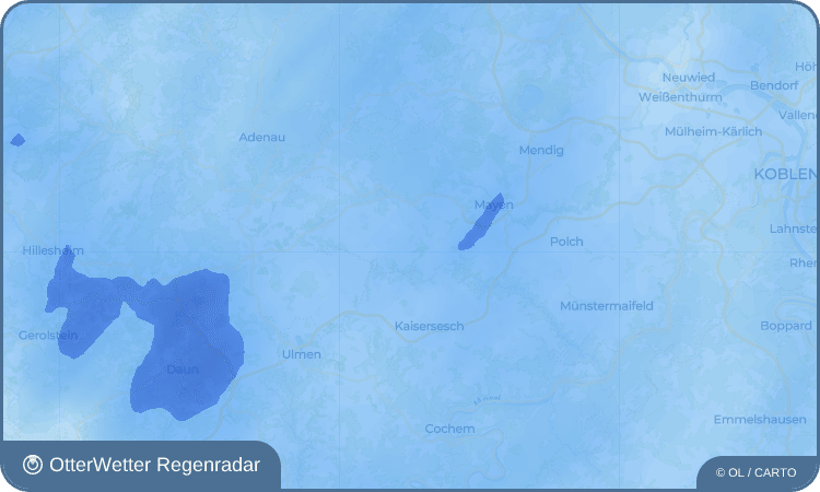OtterWetter Regenradar-Widget Niederelz