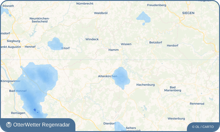 Widget-Vorschau für Niedererbach Wetter-Widget-Vorschau mit Vorhersagedaten für Niedererbach