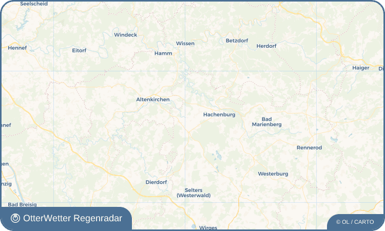 OtterWetter Regenradar-Widget Niederhattert