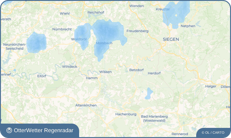 Widget-Vorschau für Niederhövels Wetter-Widget-Vorschau mit Vorhersagedaten für Niederhövels