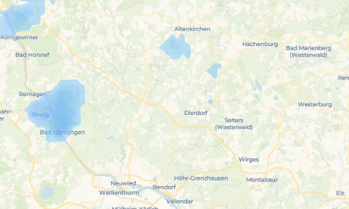 Regenradar Niederhofen: aktuelle Niederschläge in Niederhofen und Umgebung, Stand 17. Oktober 2026 um 15:00 Uhr