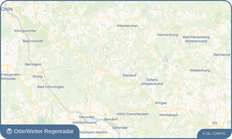 OtterWetter Regenradar-Widget Niederhofen