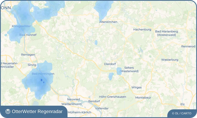 Widget-Vorschau für Niederhofen Wetter-Widget-Vorschau mit Vorhersagedaten für Niederhofen