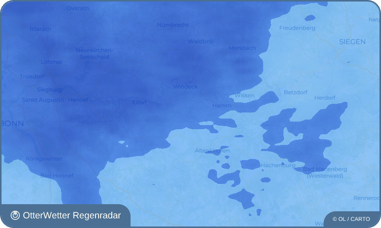 OtterWetter Regenradar-Widget Niederirsen