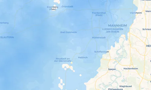 Regenradar Vorschaubild - Aktuelle Niederschläge in Niederkirchen und Umgebung