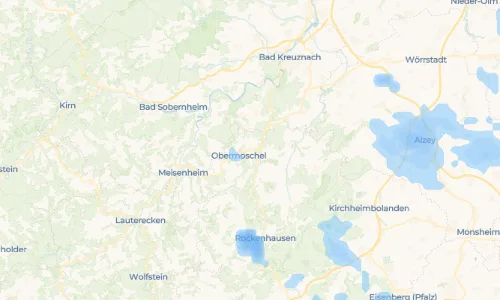 Regenradar Niedermoschel: aktuelle Niederschläge in Niedermoschel und Umgebung, Stand 19. Oktober 2026 um 15:45 Uhr