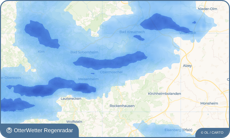 OtterWetter Regenradar-Widget Niedermoschel
