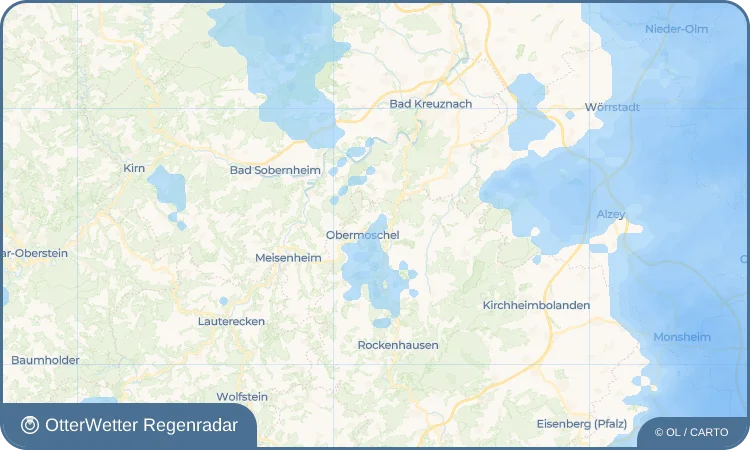 Widget-Vorschau für Niedermoschel Wetter-Widget-Vorschau mit Vorhersagedaten für Niedermoschel