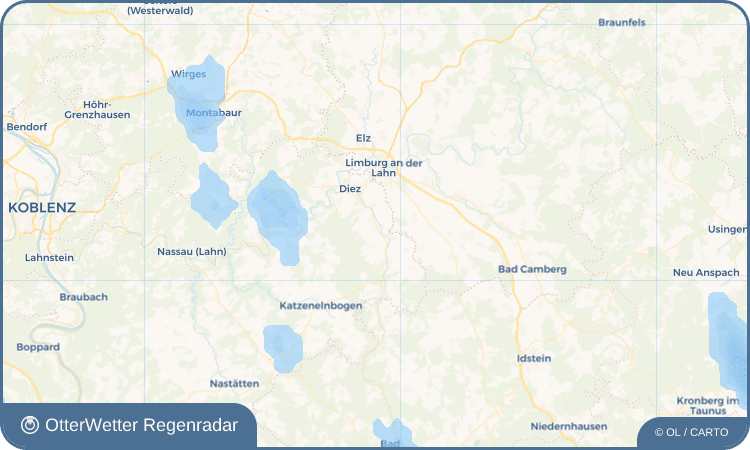 OtterWetter Regenradar-Widget Niederneisen