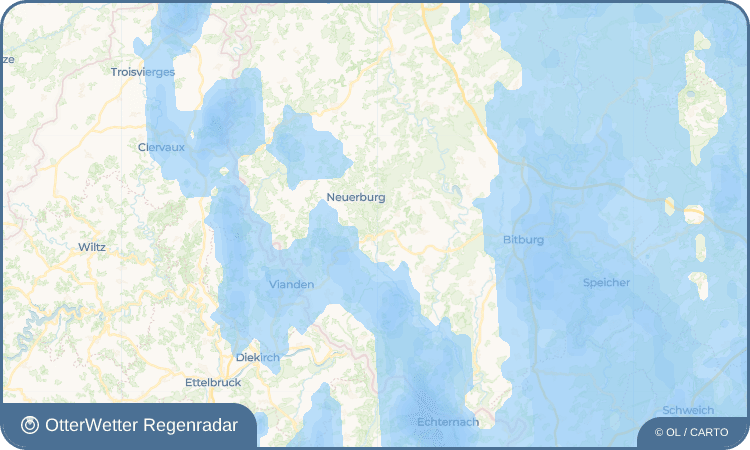 OtterWetter Regenradar-Widget Niederraden
