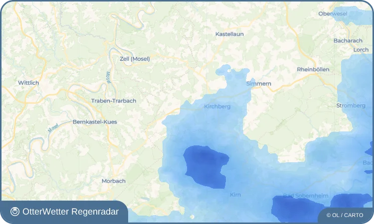 Wetter-Widget-Vorschau mit Vorhersagedaten für Niedersohren