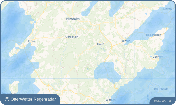 OtterWetter Regenradar-Widget Niederstadtfeld