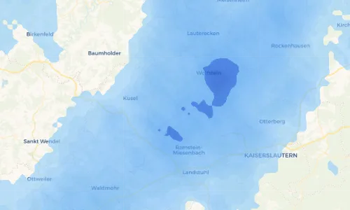 Regenradar Vorschaubild - Aktuelle Niederschläge in Niederstaufenbach und Umgebung