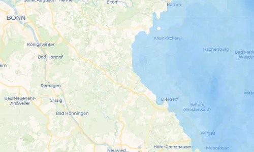 Regenradar Vorschaubild - Aktuelle Niederschläge in Niedersteinebach und Umgebung