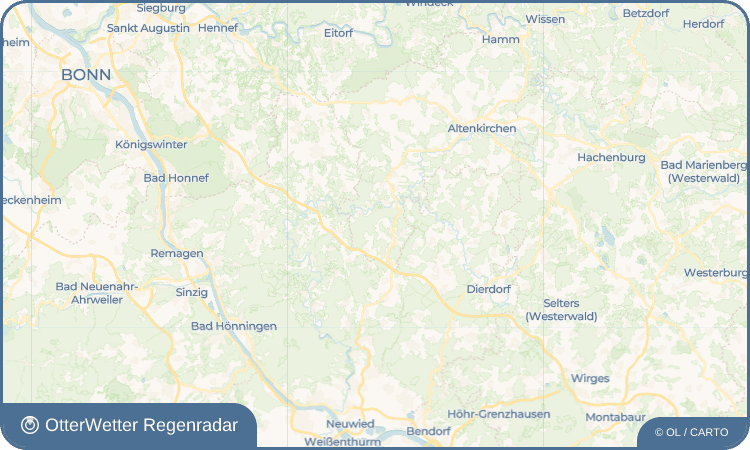 OtterWetter Regenradar-Widget Niedersteinebach