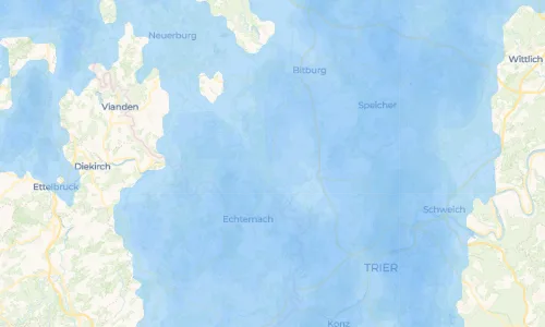 Regenradar Vorschaubild - Aktuelle Niederschläge in Niederweis und Umgebung