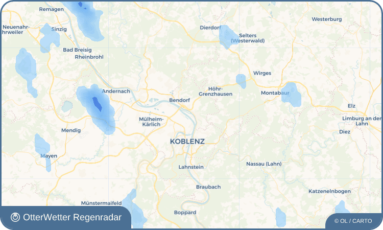 Widget-Vorschau für Niederwerth Wetter-Widget-Vorschau mit Vorhersagedaten für Niederwerth