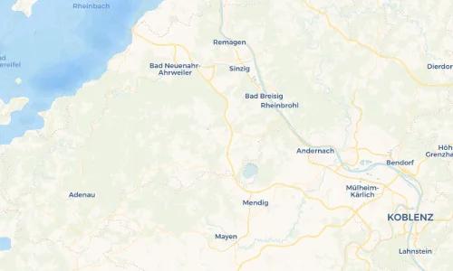 Regenradar Vorschaubild - Aktuelle Niederschläge in Niederzissen und Umgebung