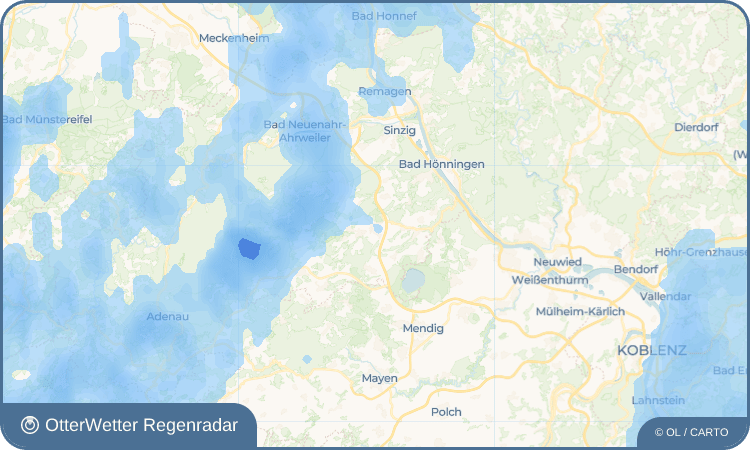 OtterWetter Regenradar-Widget Niederzissen