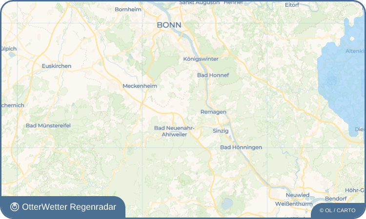 OtterWetter Regenradar-Widget Nierendorf