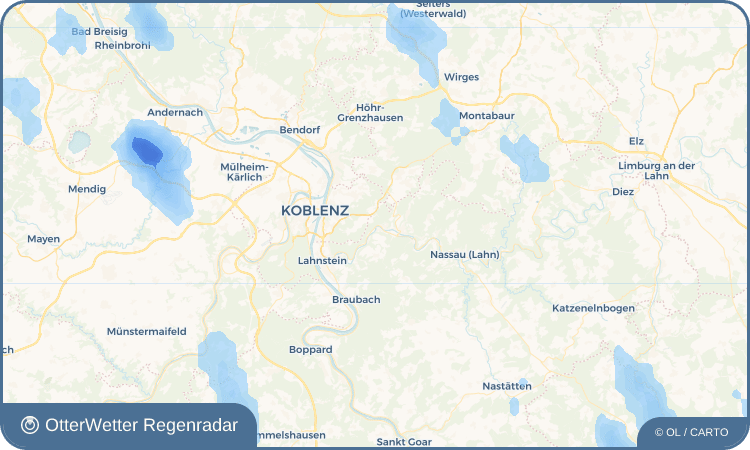 OtterWetter Regenradar-Widget Nievern