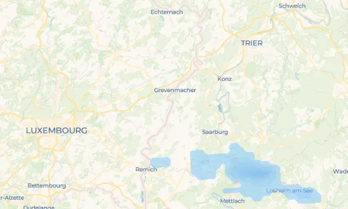 Regenradar Vorschaubild - Aktuelle Niederschläge in Nittel und Umgebung