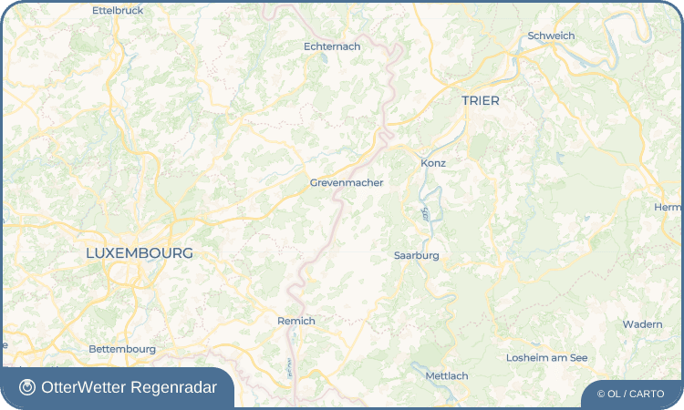 OtterWetter Regenradar-Widget Nittel