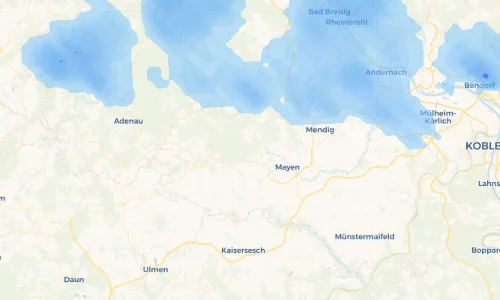 Regenradar Vorschaubild - Aktuelle Niederschläge in Nitztal und Umgebung