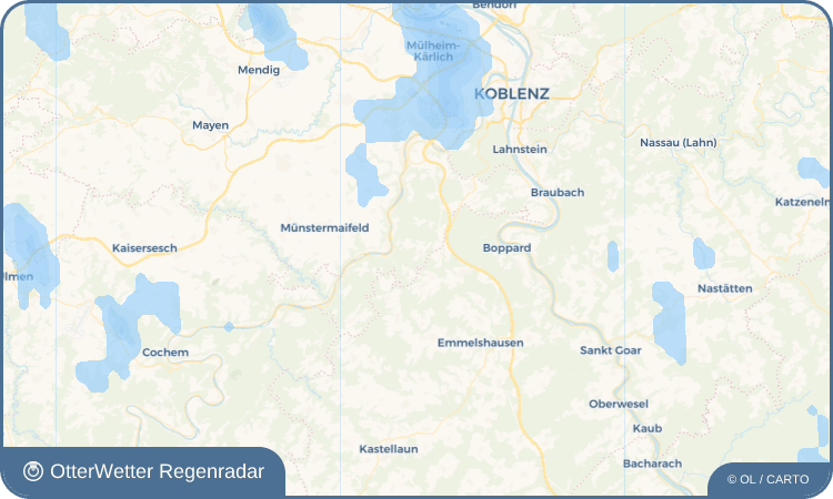 OtterWetter Regenradar-Widget Nörtershausen