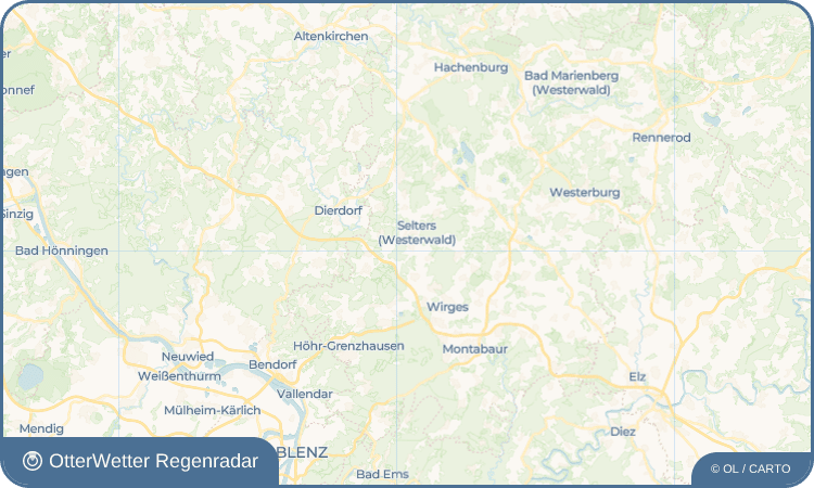 OtterWetter Regenradar-Widget Nordhofen