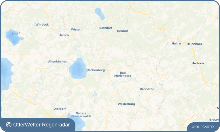 OtterWetter Regenradar-Widget Norken