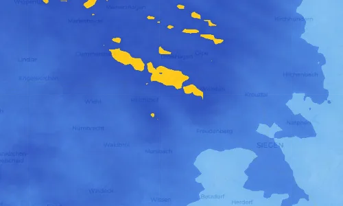 Regenradar Vorschaubild - Aktuelle Niederschläge in Nosbach und Umgebung