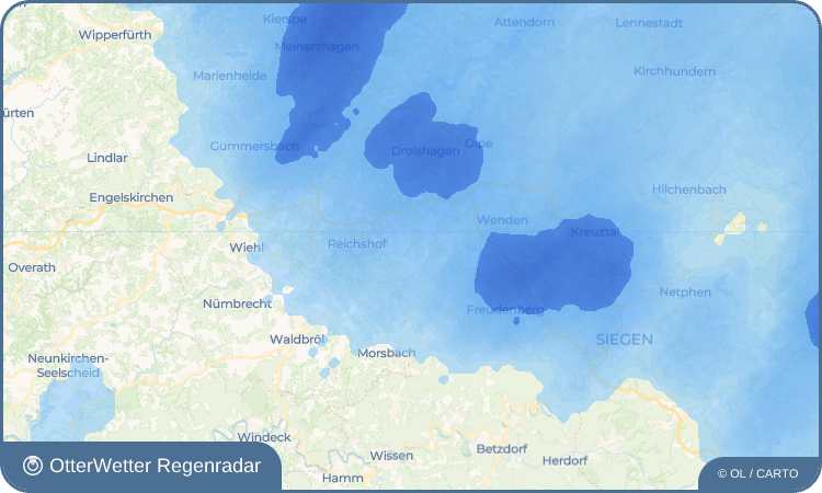 OtterWetter Regenradar-Widget Nosbach