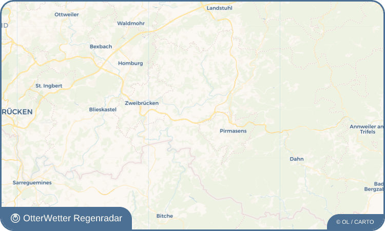 OtterWetter Regenradar-Widget Nünschweiler