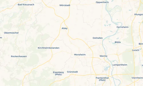 Regenradar Vorschaubild - Aktuelle Niederschläge in Ober-Flörsheim und Umgebung