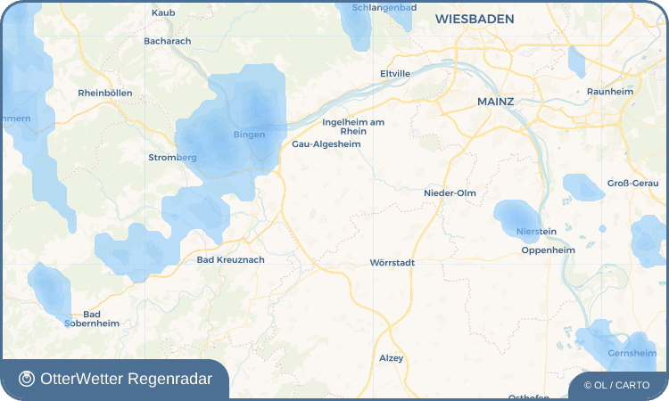 OtterWetter Regenradar-Widget Ober-Hilbersheim
