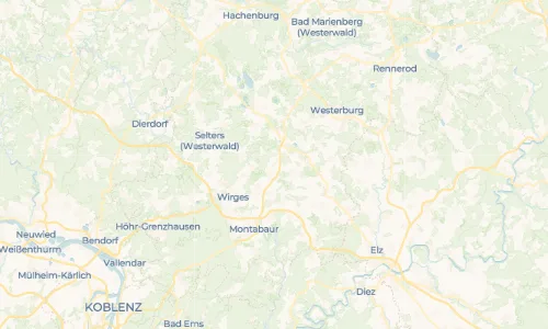 Regenradar Vorschaubild - Aktuelle Niederschläge in Oberahr und Umgebung