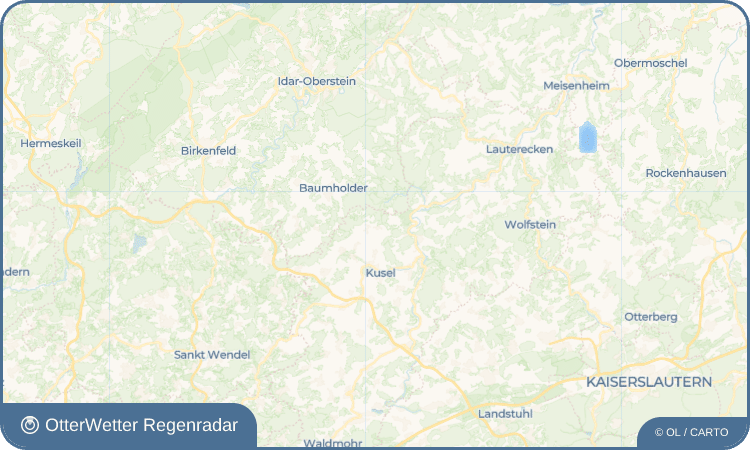 OtterWetter Regenradar-Widget Oberalben