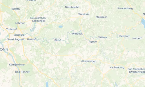 Regenradar Oberalsen: aktuelle Niederschläge in Oberalsen und Umgebung, Stand 17. Oktober 2026 um 13:00 Uhr