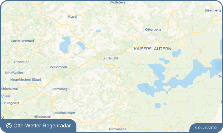 OtterWetter Regenradar-Widget Oberarnbach