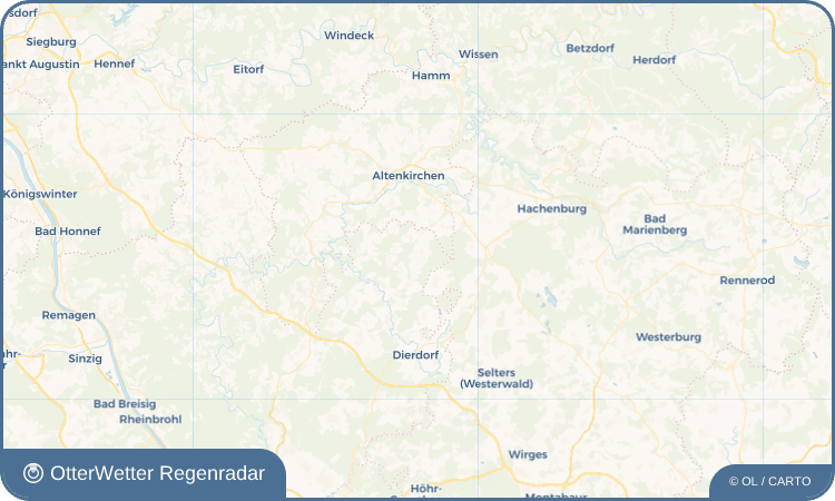 Wetter-Widget-Vorschau mit Vorhersagedaten für Oberdreis