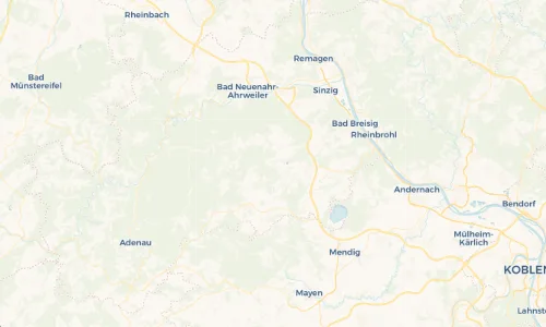 Regenradar Vorschaubild - Aktuelle Niederschläge in Oberdürenbach und Umgebung